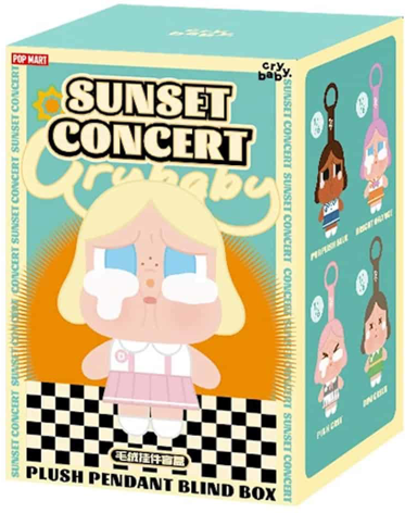 Pop Mart CryBaby Sunset Concert Series Plush Pendant Blind Box