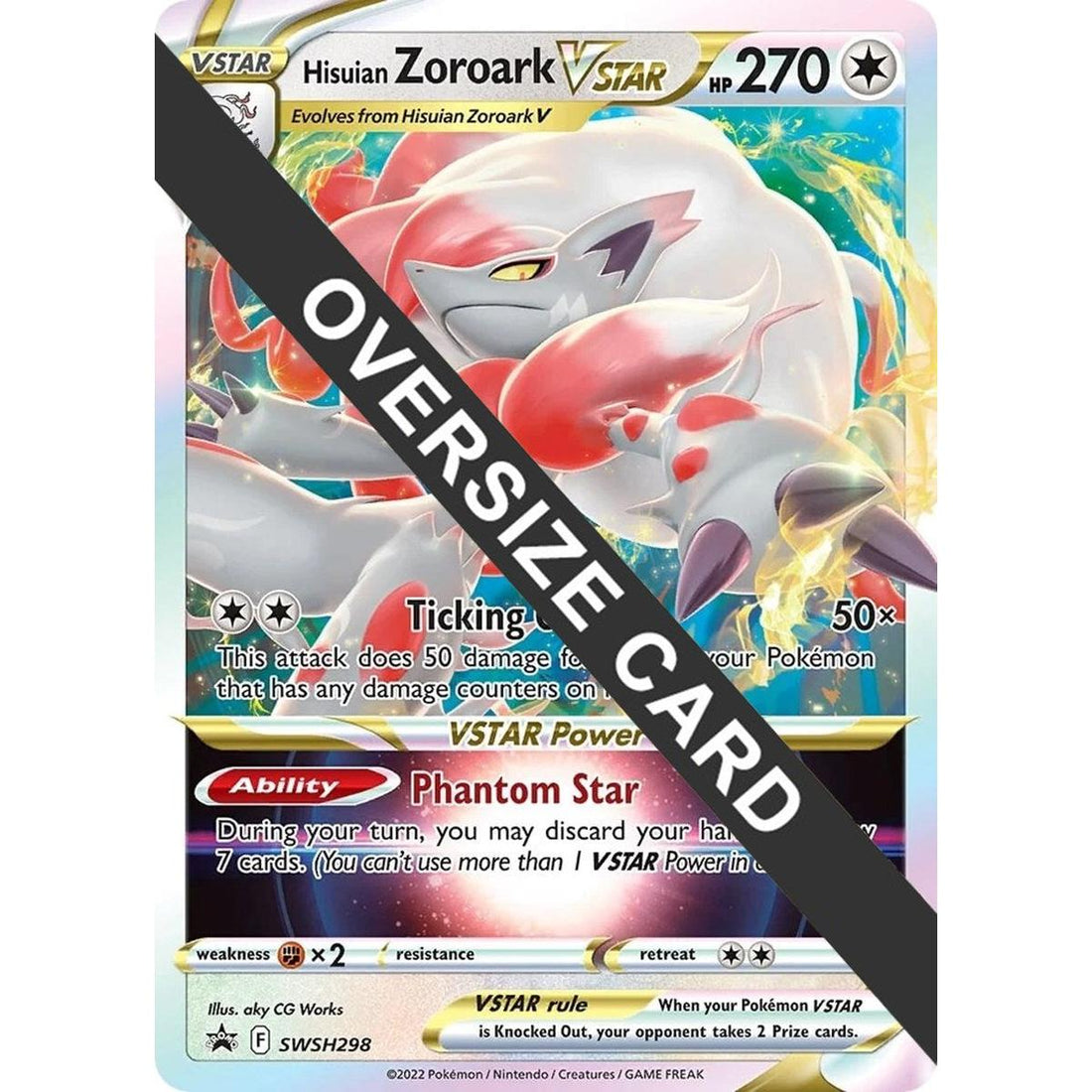 Hisuian Zoroark VSTAR - SWSH298