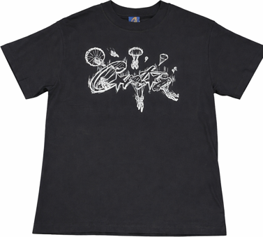 Corteiz Parachute Tee Black