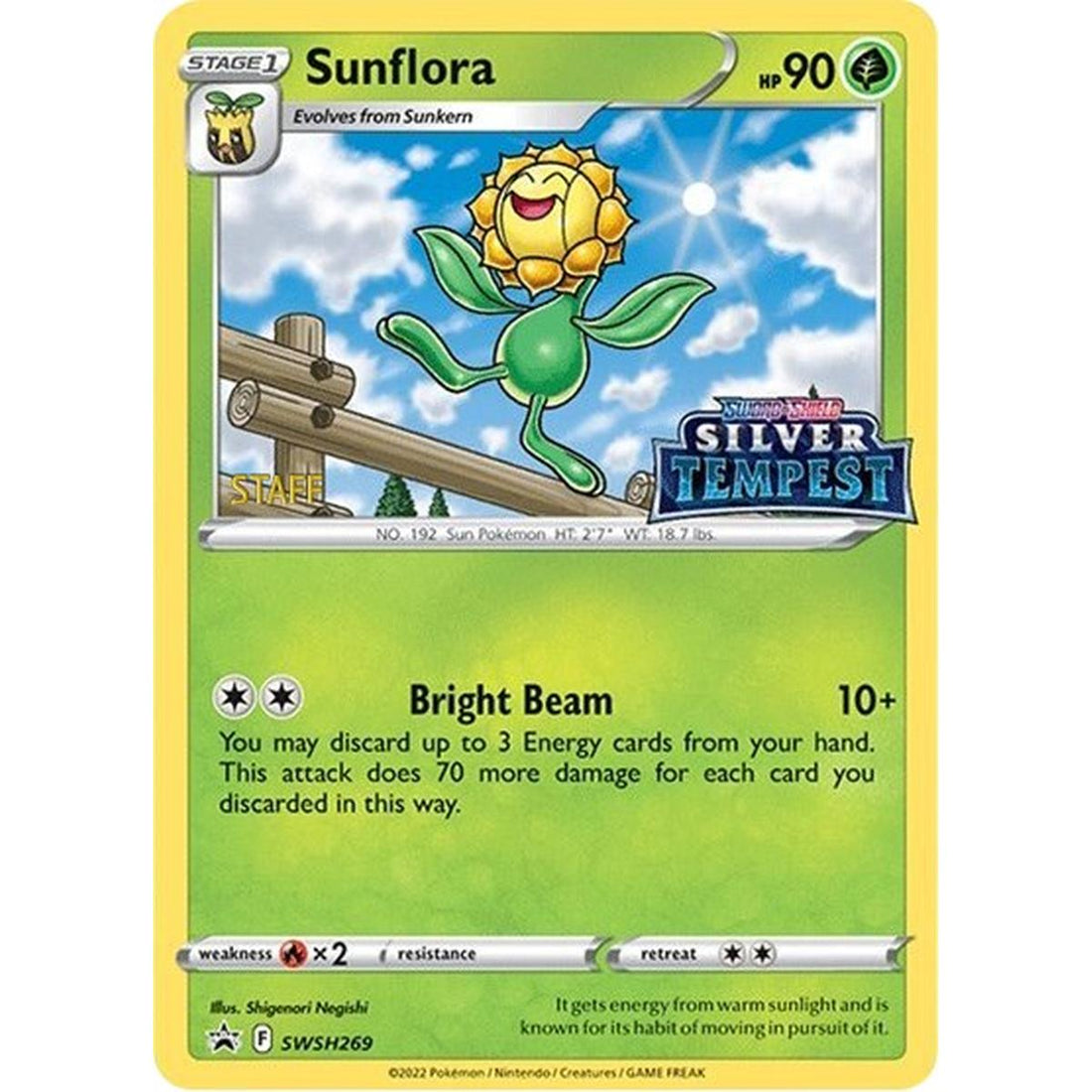 Sunflora - SWSH269 (Prerelease) [STAFF]