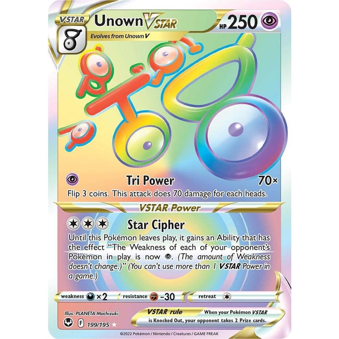Unown VSTAR (Secret)