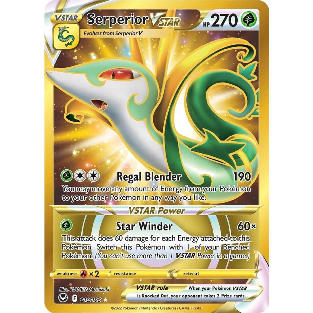 Serperior VSTAR (Secret) (210)