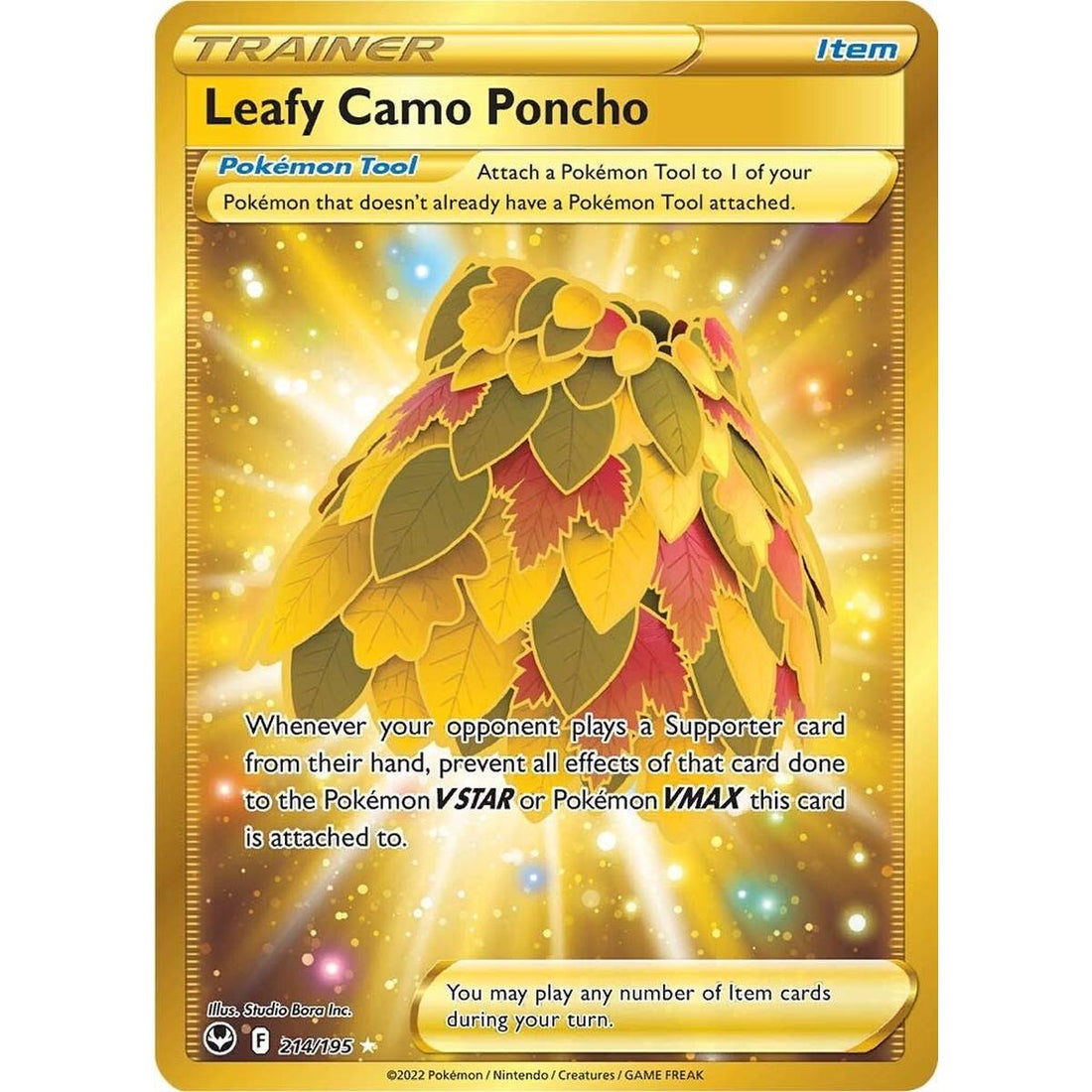 Leafy Camo Poncho (Secret)