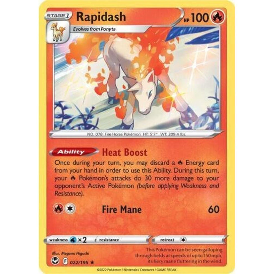 Rapidash - 022/195