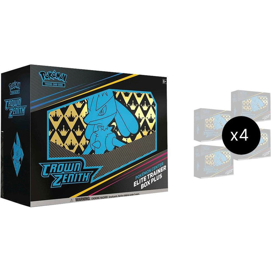 Crown Zenith Pokemon Center Elite Trainer Box Plus Case