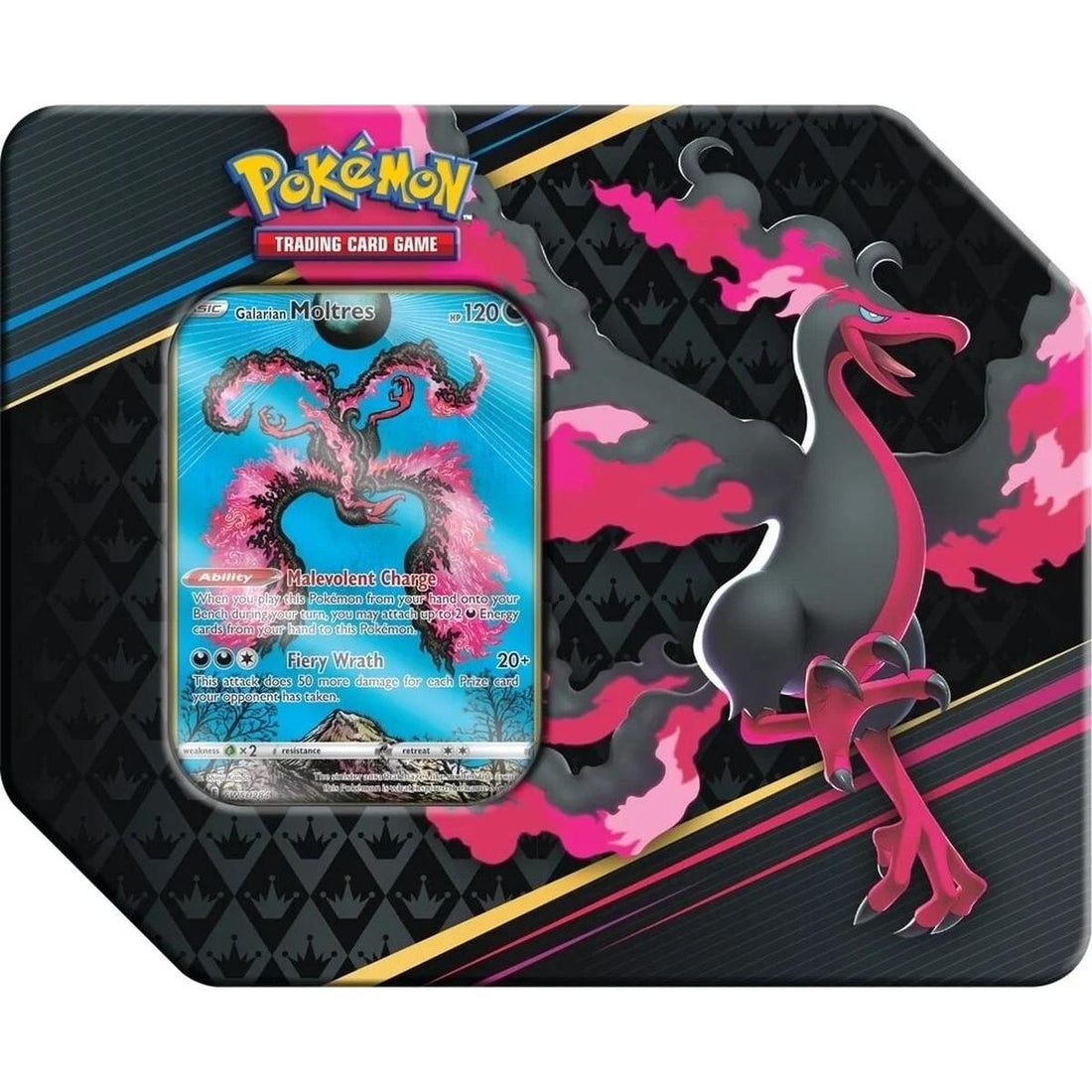 Crown Zenith Tin [Galarian Moltres]