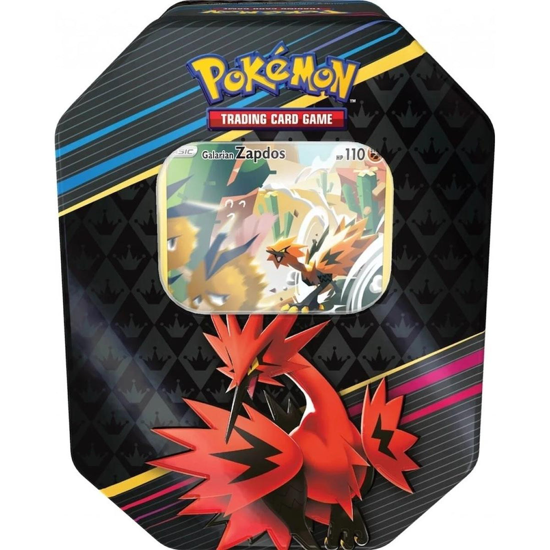 Crown Zenith Tin [Galarian Zapdos] (International Version)