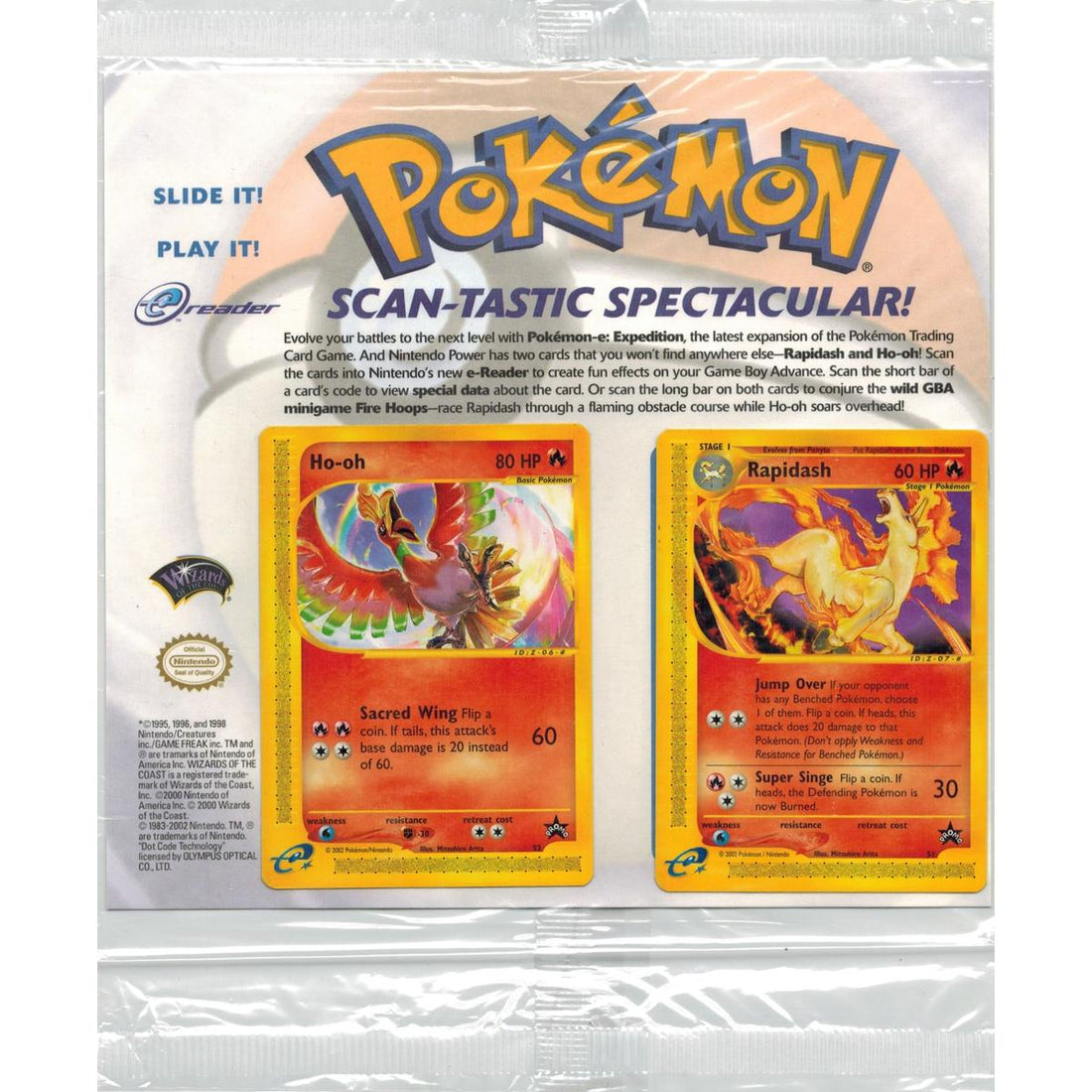 Scan-Tastic Spectacular Promo Pack [Ho-oh & Rapidash]