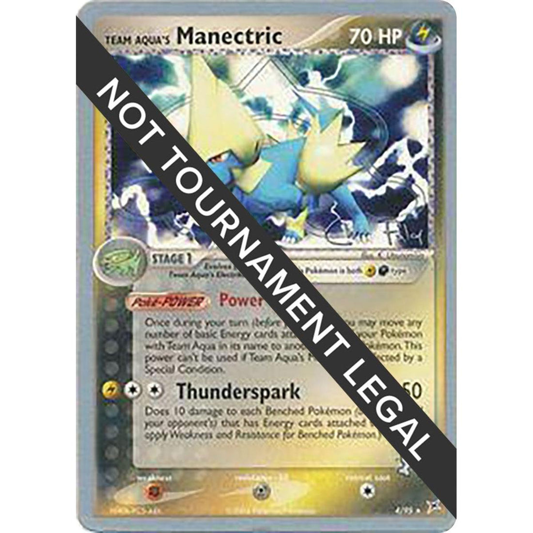 Team Aqua's Manectric - 2004 (Chris Fulop)