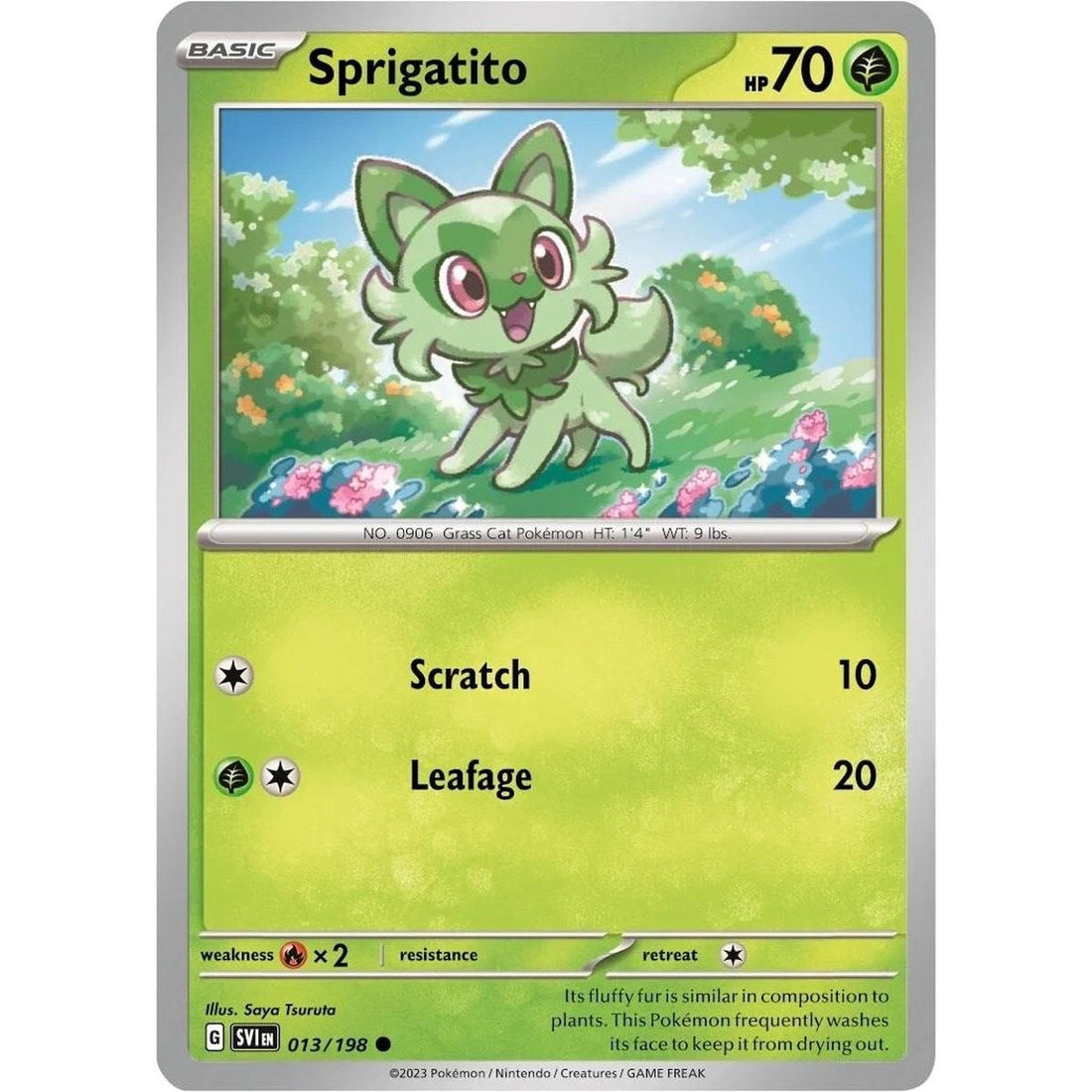 Sprigatito - 013/198 (Mirage Holo)