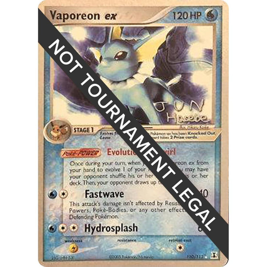 Vaporeon ex - 2007 (Jun Hasebe)