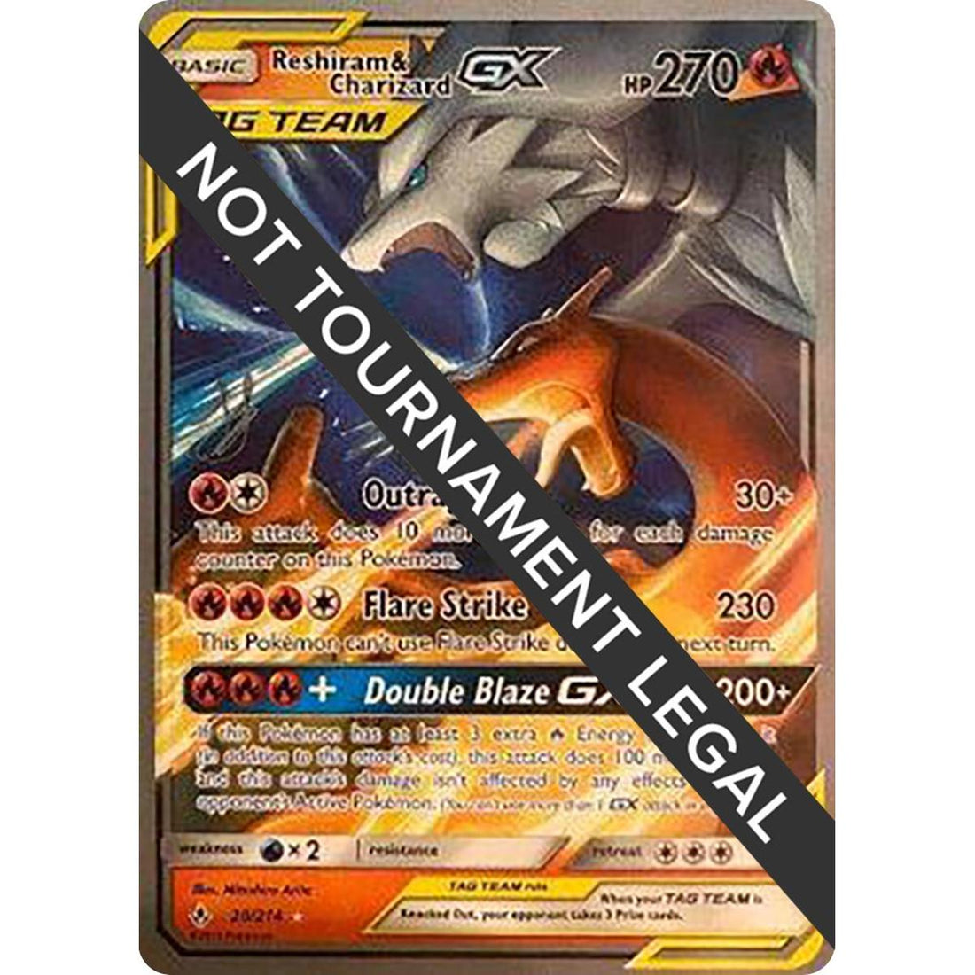 Reshiram & Charizard GX - 2019 (Henry Brand)