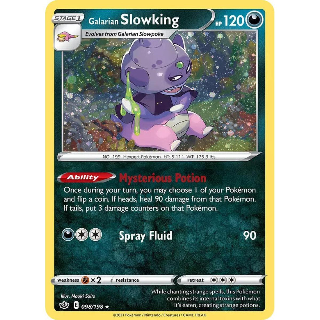 Galarian Slowking (Cosmos Holo)