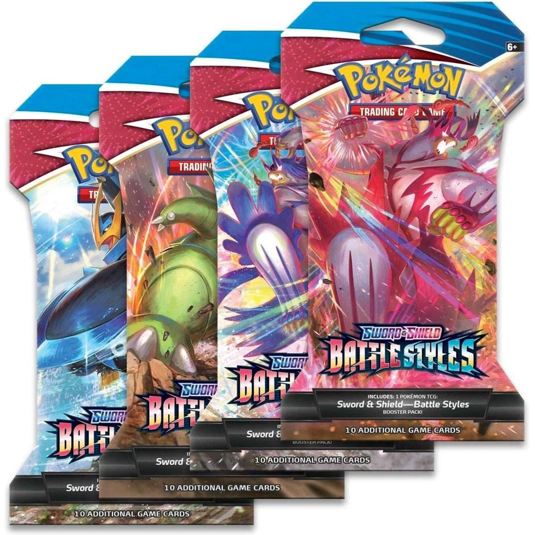 Battle Styles Sleeved Booster Pack Art Bundle [Set of 4]