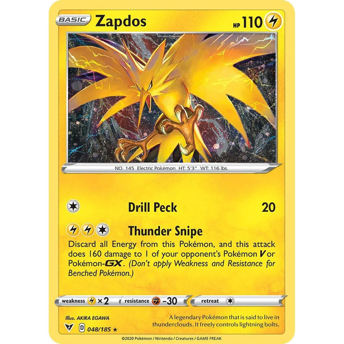 Zapdos (Cosmos Holo)
