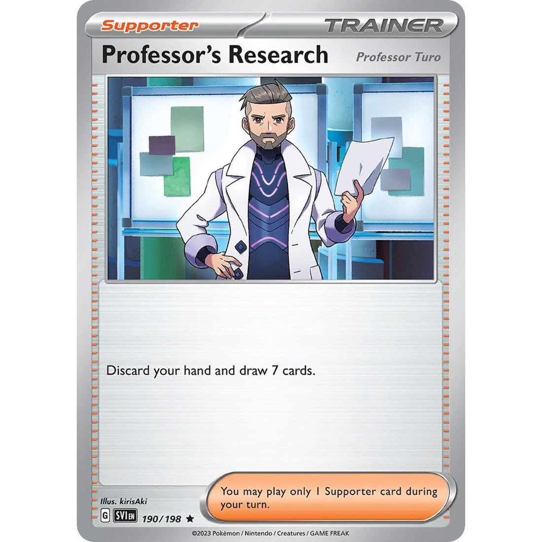Professor's Research [Professor Turo] - 190/198 (Non-Holo)