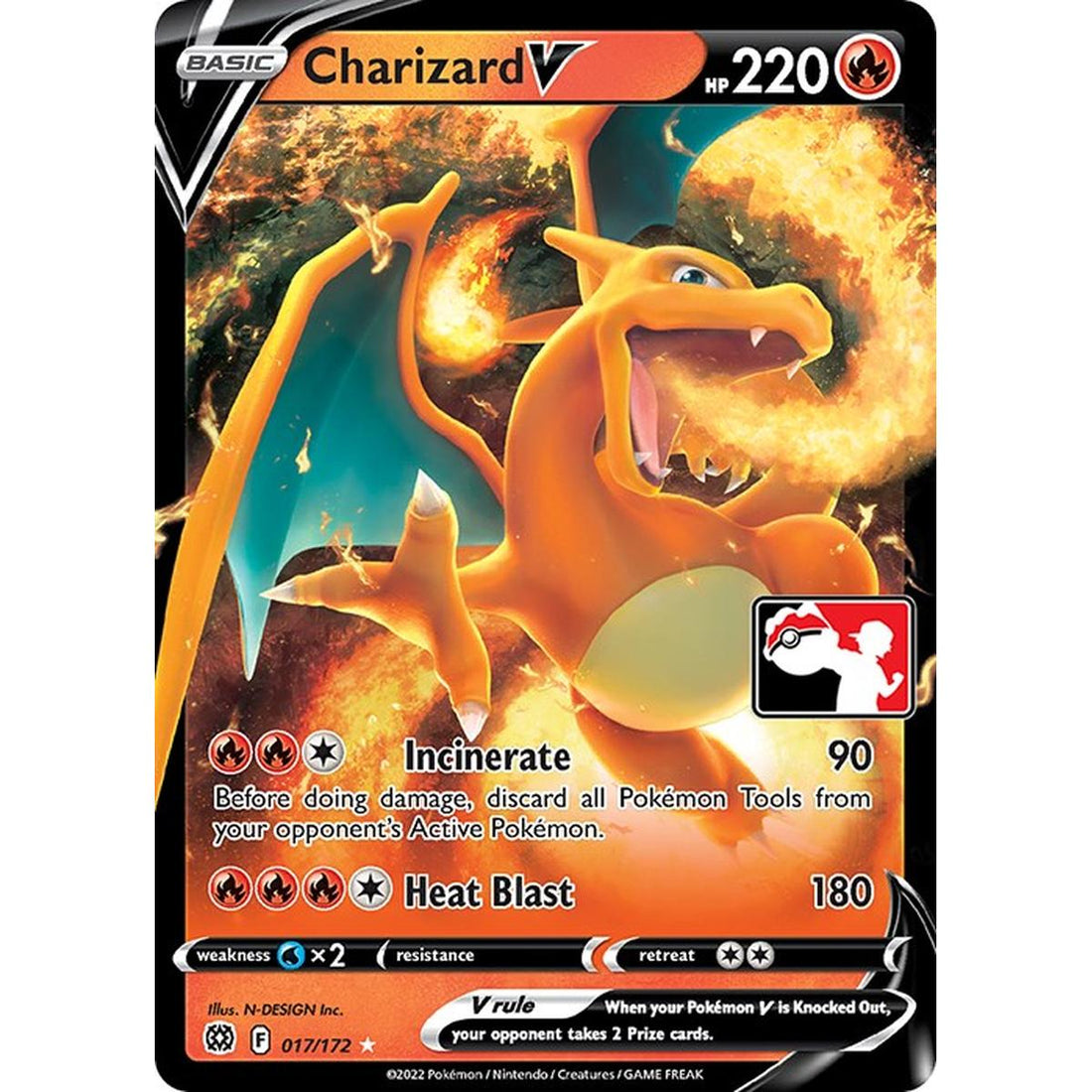 Charizard V - 017/172