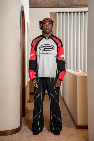 PIRASO DÉ TELA PERFORMANCE REWORKED JERSEY RED