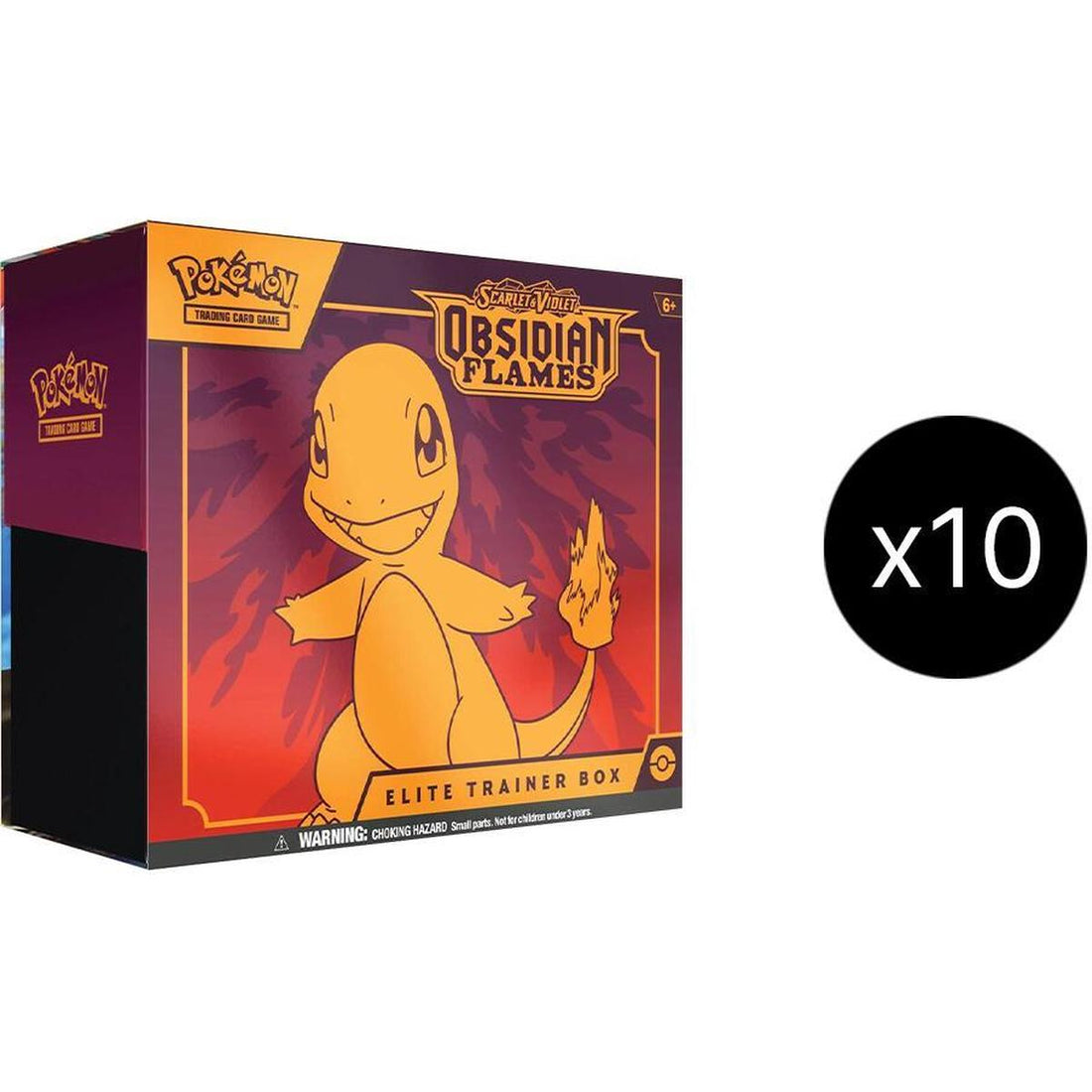 Obsidian Flames Elite Trainer Box Case