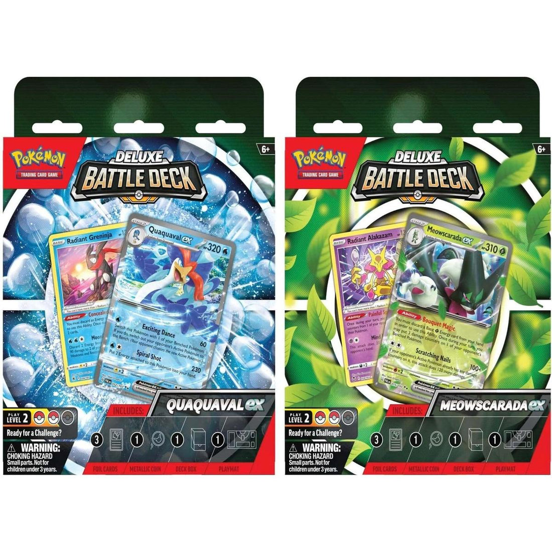 Deluxe Battle Deck: Quaquaval ex/Meowscarada ex [Set of 2]