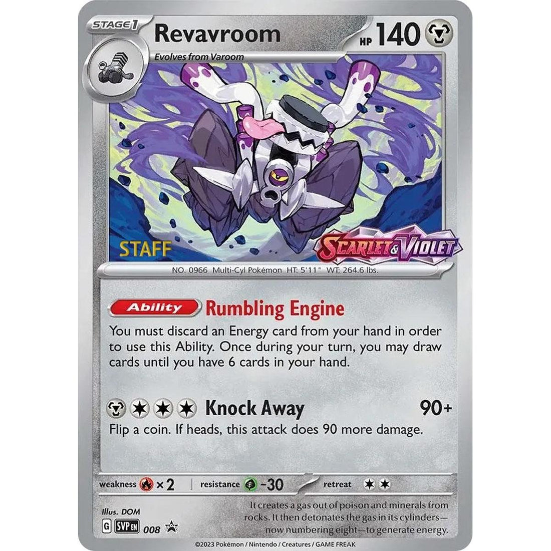 Revavroom - 008 (Prerelease) [Staff]