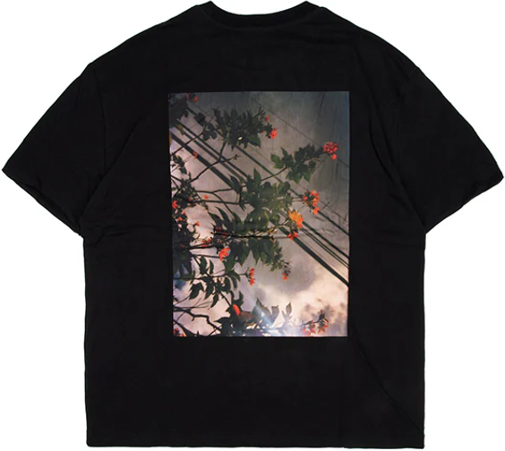Essentials Fear of God Flower Graphic Tee Black