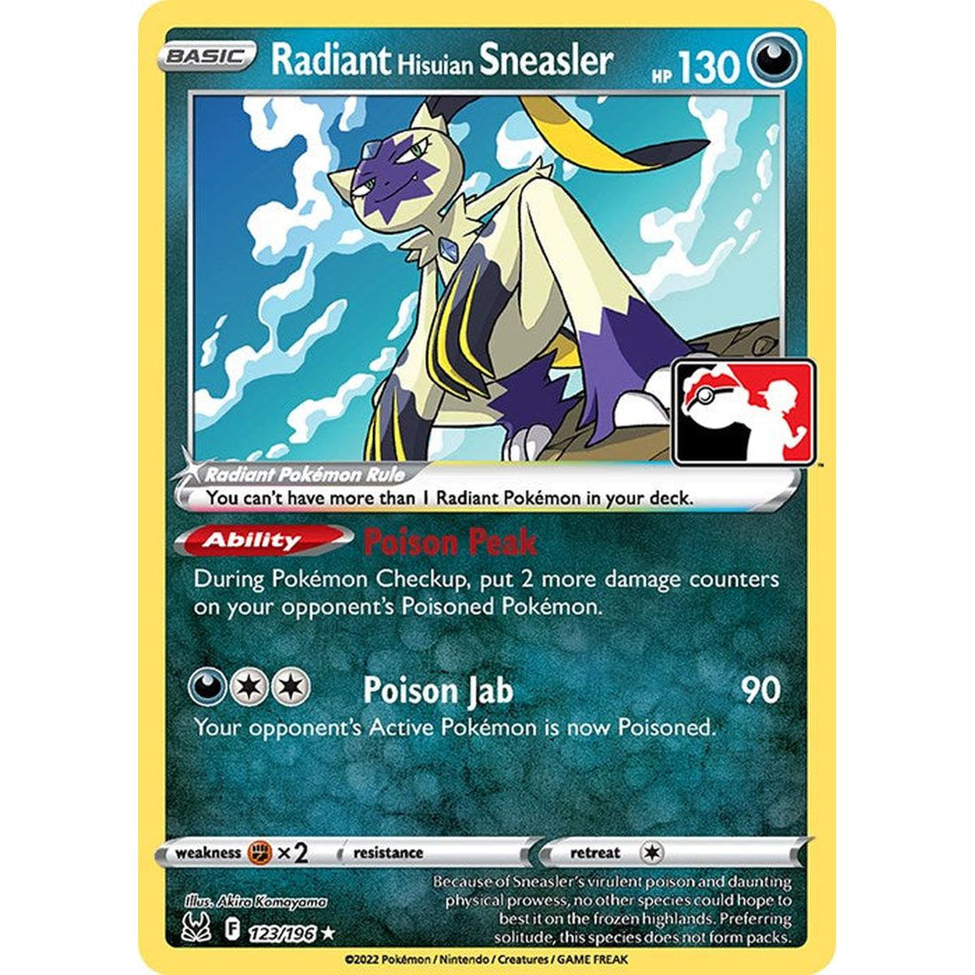 Radiant Hisuian Sneasler - 123/196