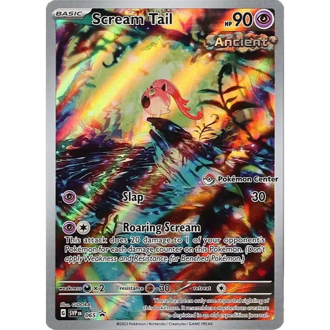 Scream Tail - 065 (Pokemon Center Exclusive)