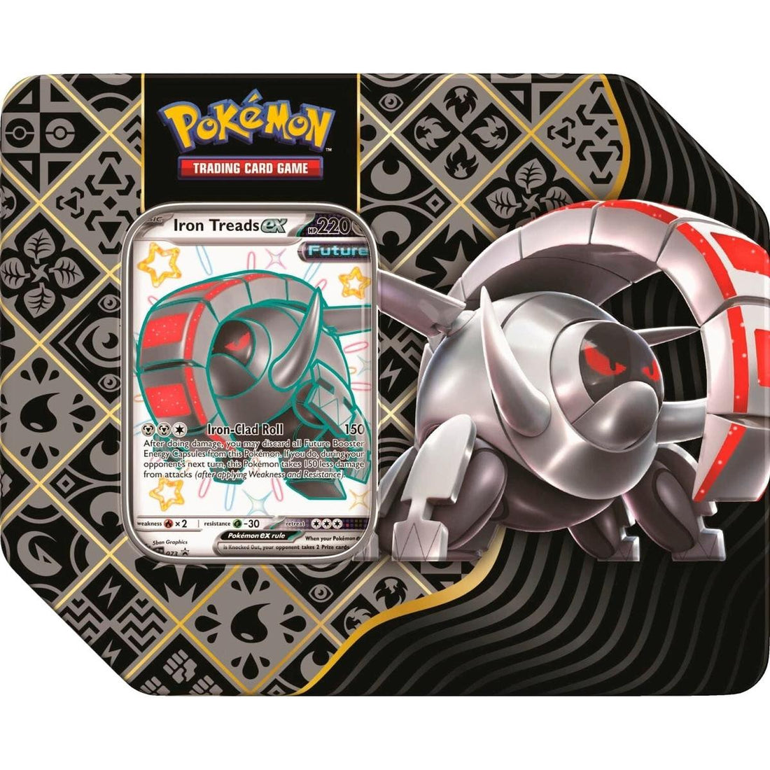 Paldean Fates Tin [Iron Treads ex]