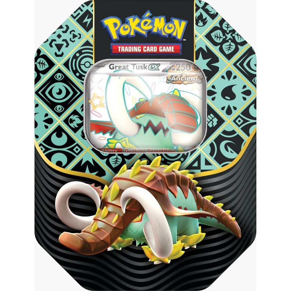 Paldean Fates International Tin [Great Tusk ex]