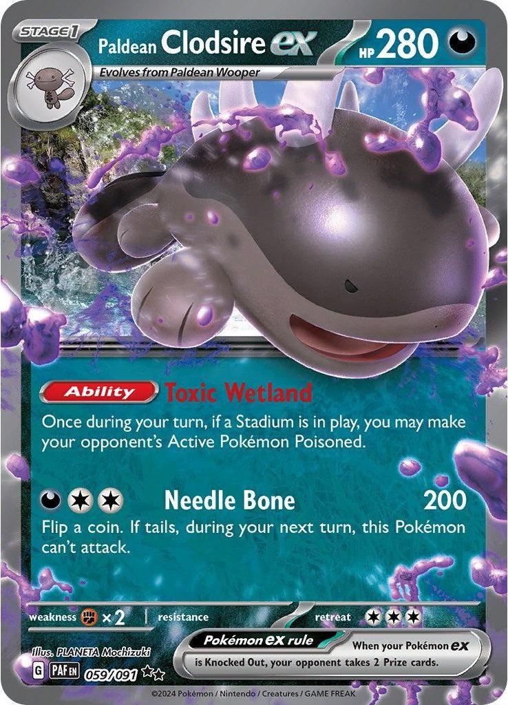 Paldean Clodsire ex - 059/091