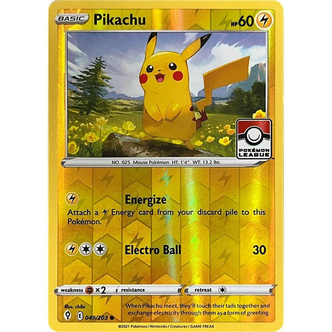 Pikachu - 049/203 (Pokemon League)