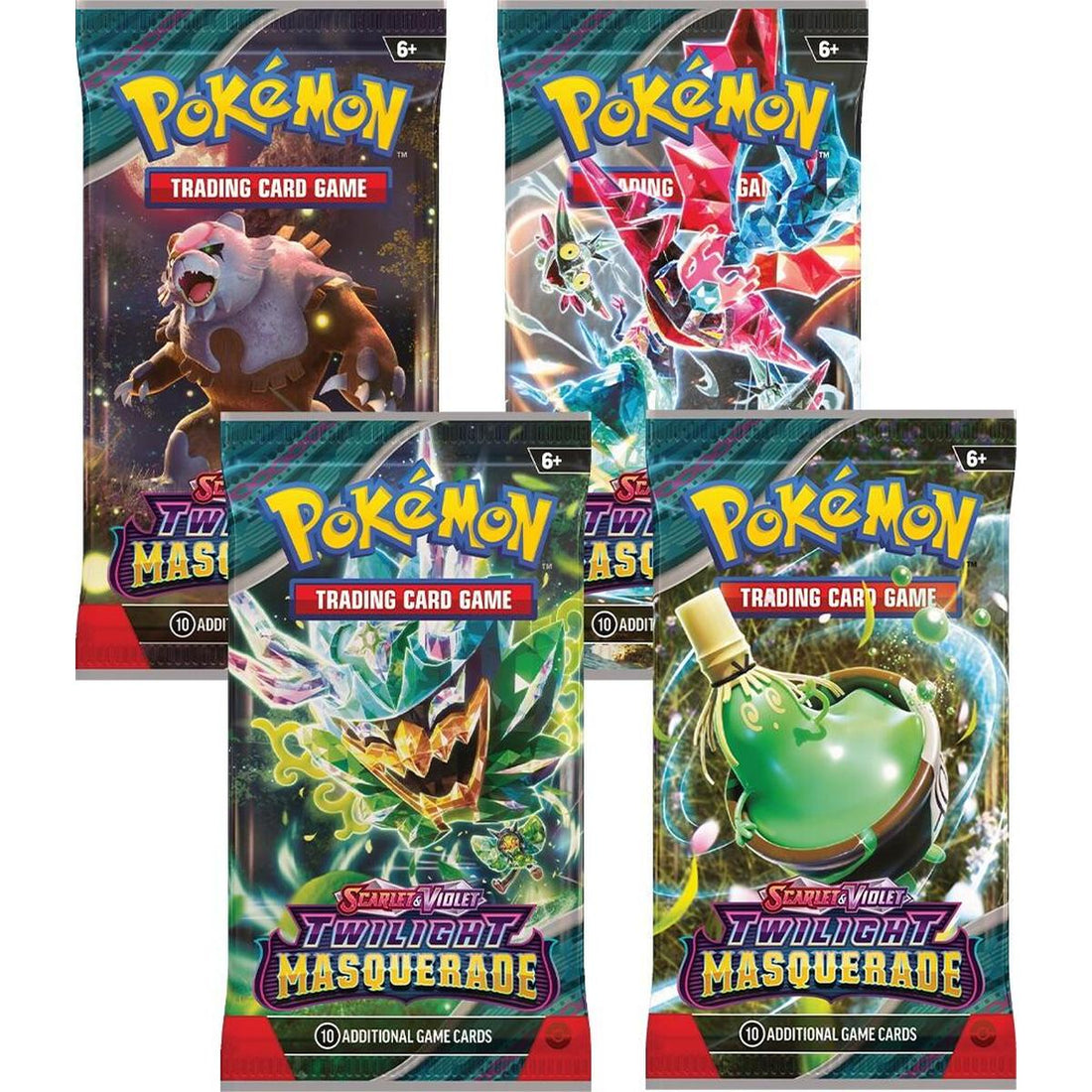 Twilight Masquerade Booster Pack Art Bundle [Set of 4]