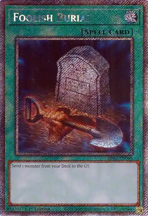Foolish Burial (Platinum Secret Rare)
