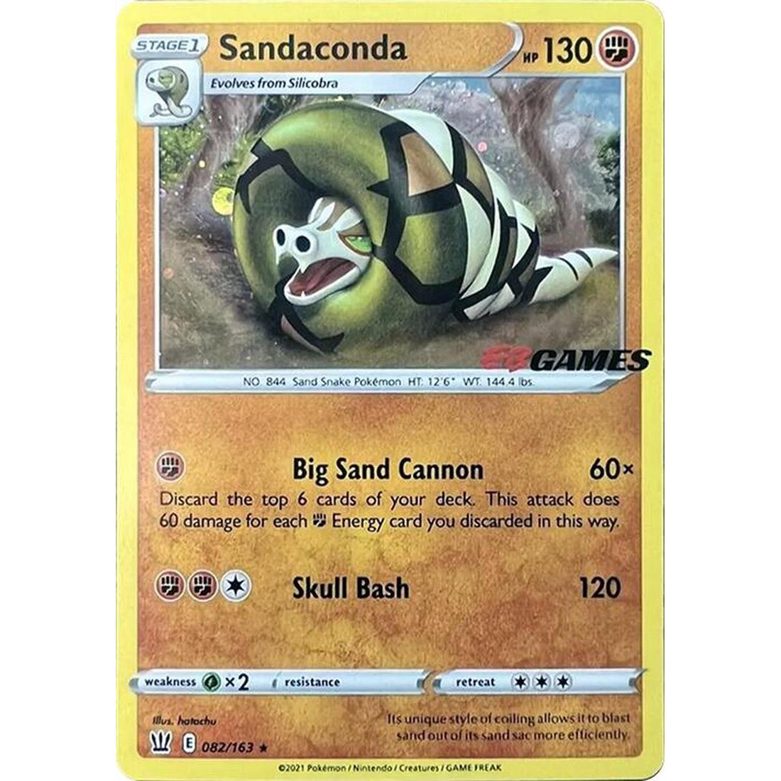 Sandaconda - 082/163 (EB Games Exclusive)