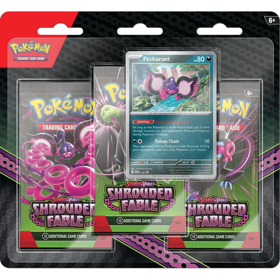 Shrouded Fable 3 Pack Blister [Pecharunt]