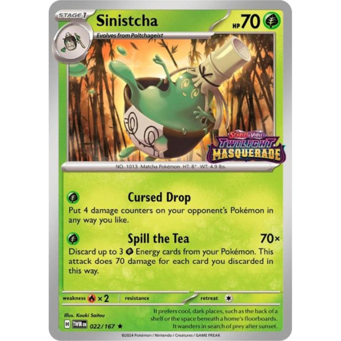 Sinistcha - 022/167 (Prerelease)