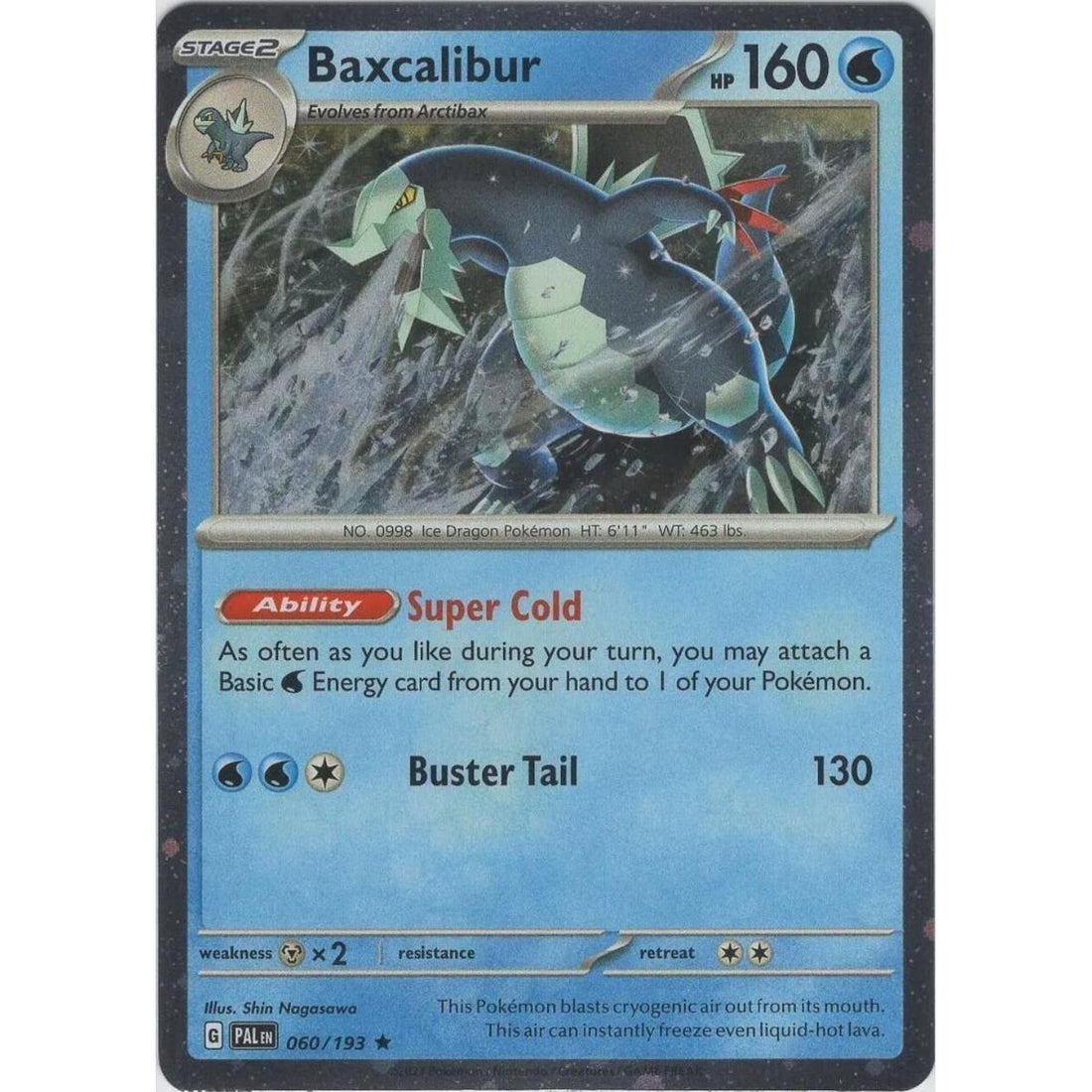Baxcalibur - 060/193 (Cosmos Holo)