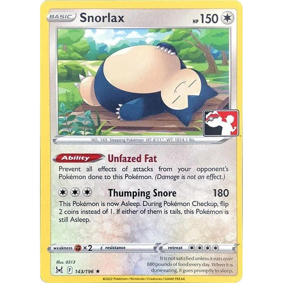Snorlax - 143/196