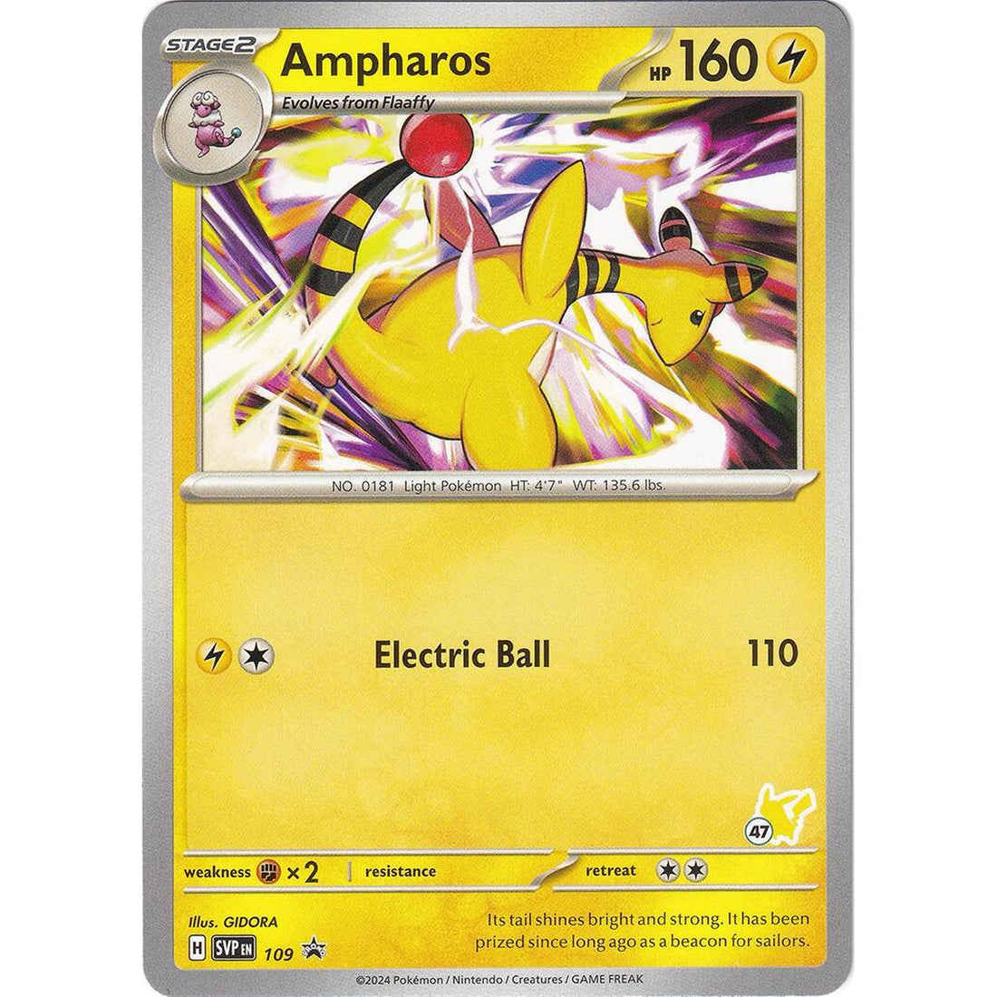 Ampharos - Pikachu 47
