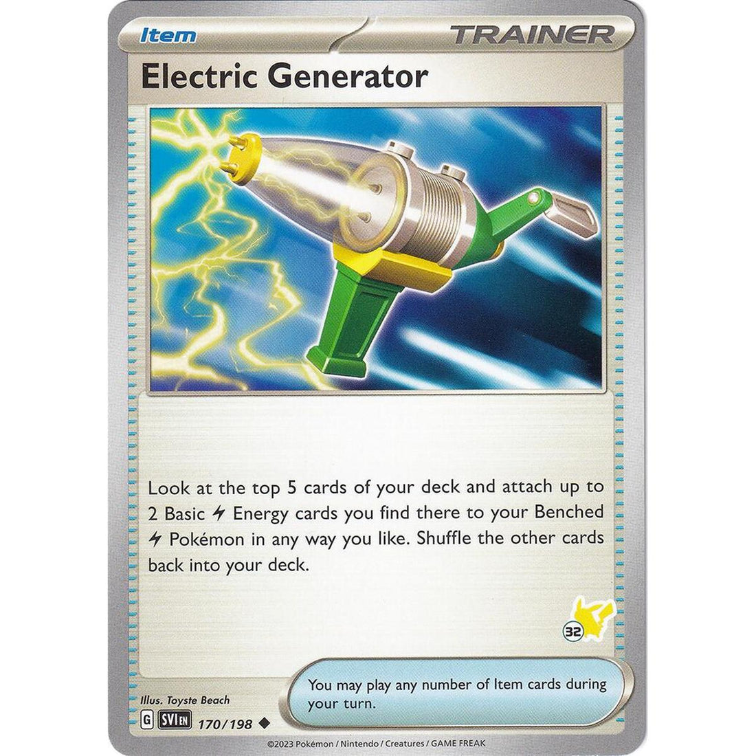 Electric Generator - Pikachu 32