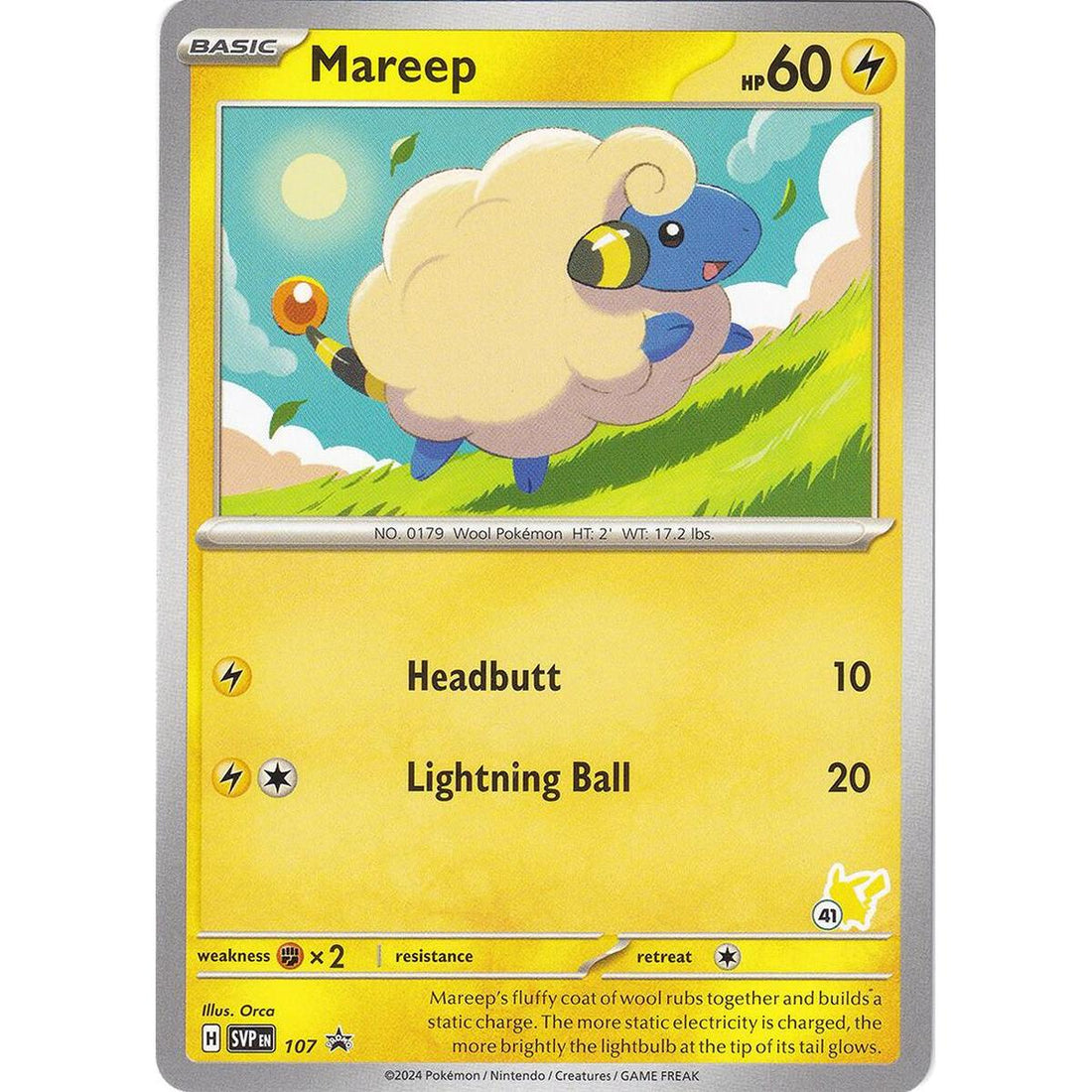 Mareep - Pikachu 41