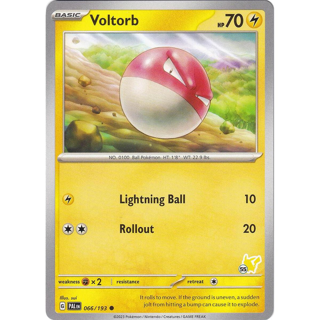 Voltorb - Pikachu 55