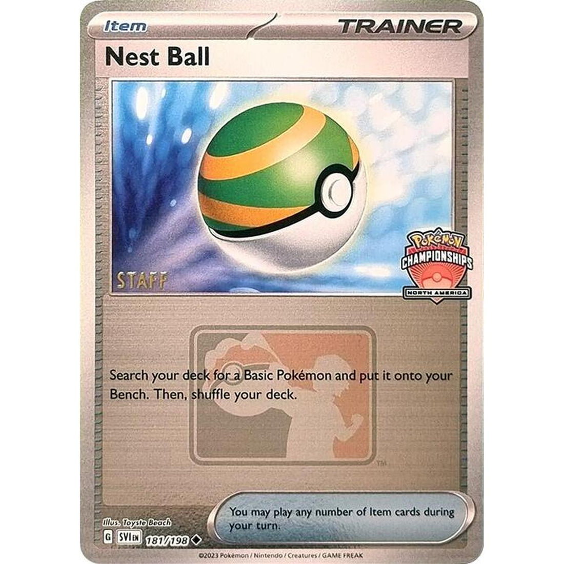 Nest Ball - 181/198 (North America Championships) [Staff]