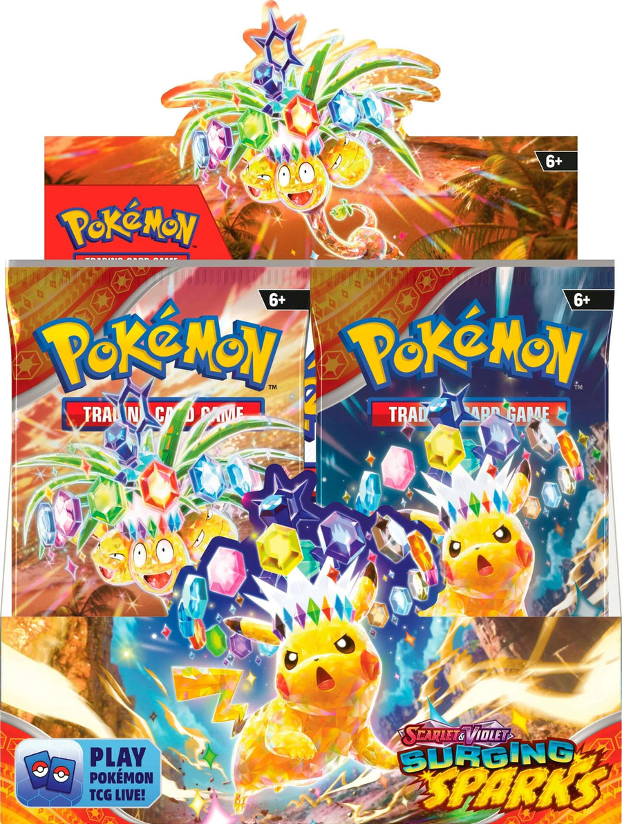 surging sparks booster box stockx Pokmon TCG: Scarlet & Violet-Surging Pokmon Center Elite Trainer VioletSurging Sparks expansion! Pokmon Scarlet & Violet Surging