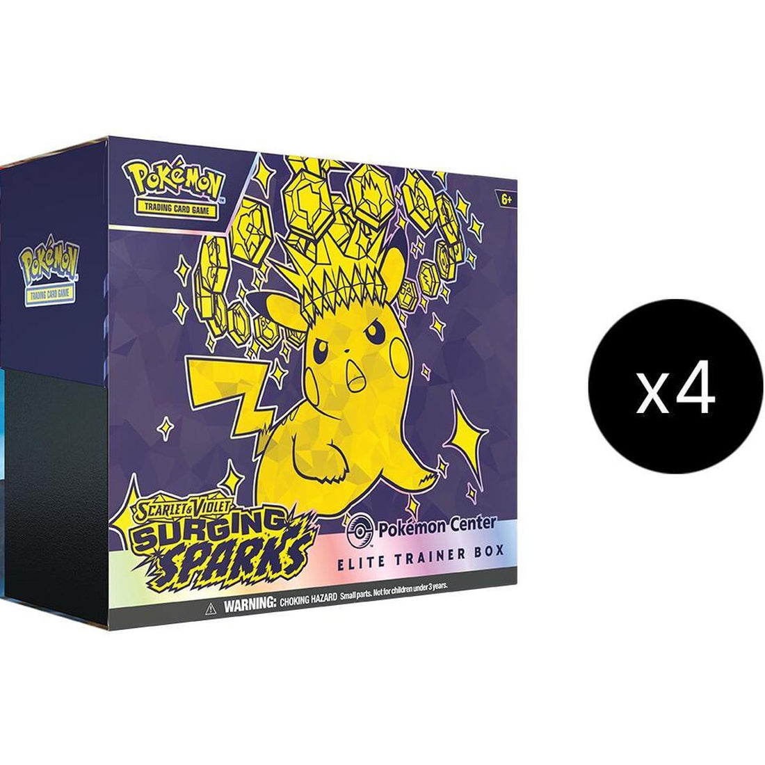 Surging Sparks Pokemon Center Elite Trainer Box (Exclusive) Case