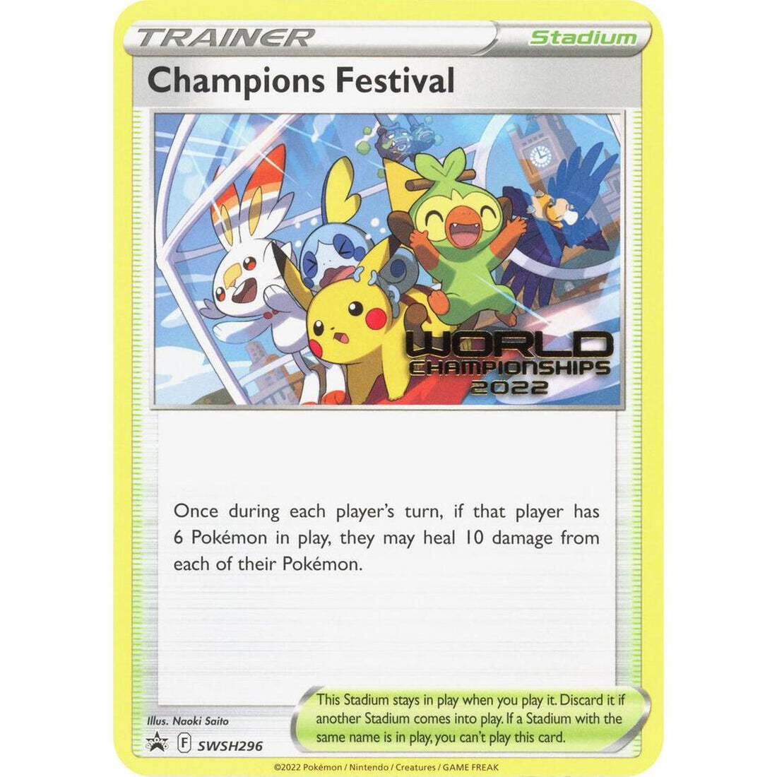 Champions Festival - SWSH296 (World Championships 2022)