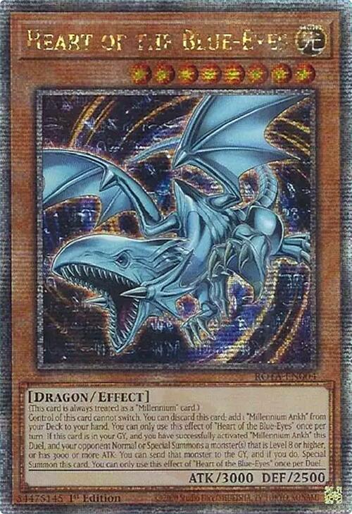 Heart of the Blue-Eyes (Quarter Century Secret Rare)