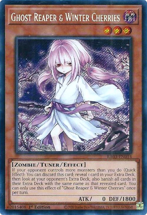 Ghost Reaper & Winter Cherries (Alternate Art) (Secret Rare)