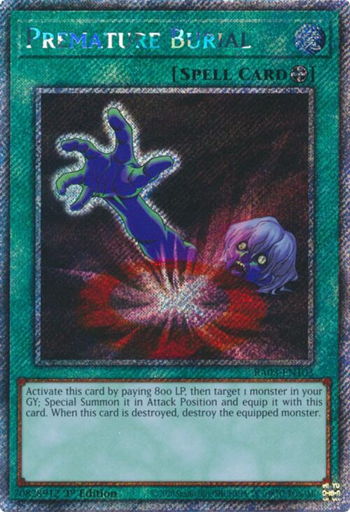 Premature Burial (Platinum Secret Rare)
